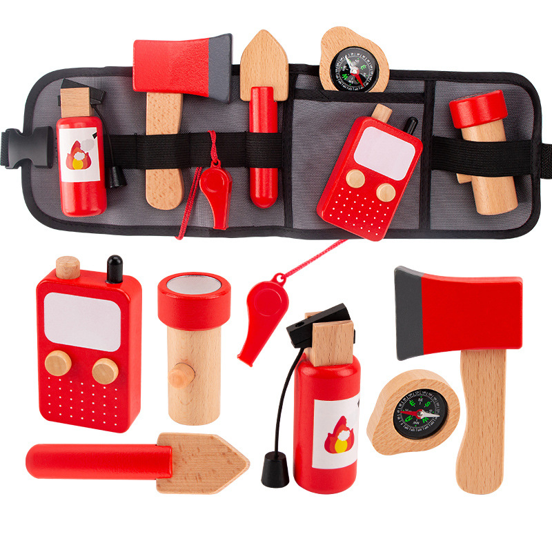 Gardening Tools For 3 Year Old - Kinder Holz Simulation Werkzeug Feuerwehrmann Taille