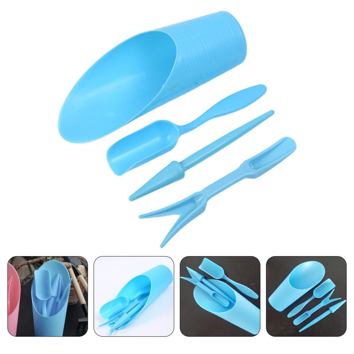 Gardening Tools Equipment - 4 teile/satz, Kunststoff Langlebig Eimer schaufel