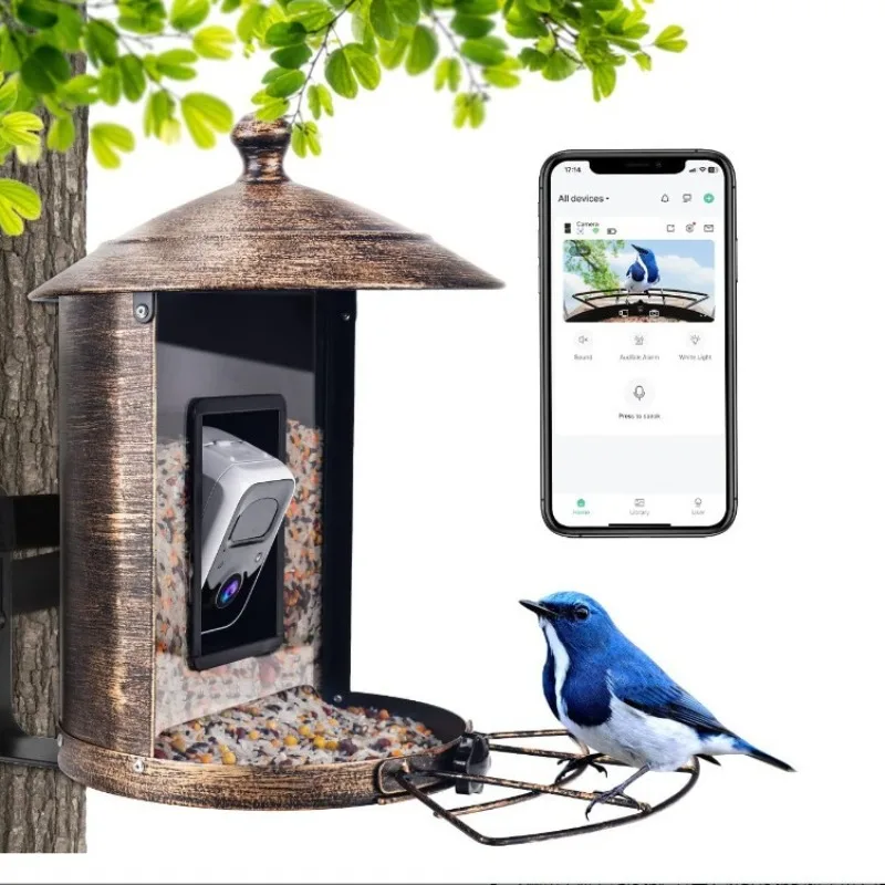 Gardening Tools Definition - Intelligenter KI-Vogelfutterspender mit Kamera für den