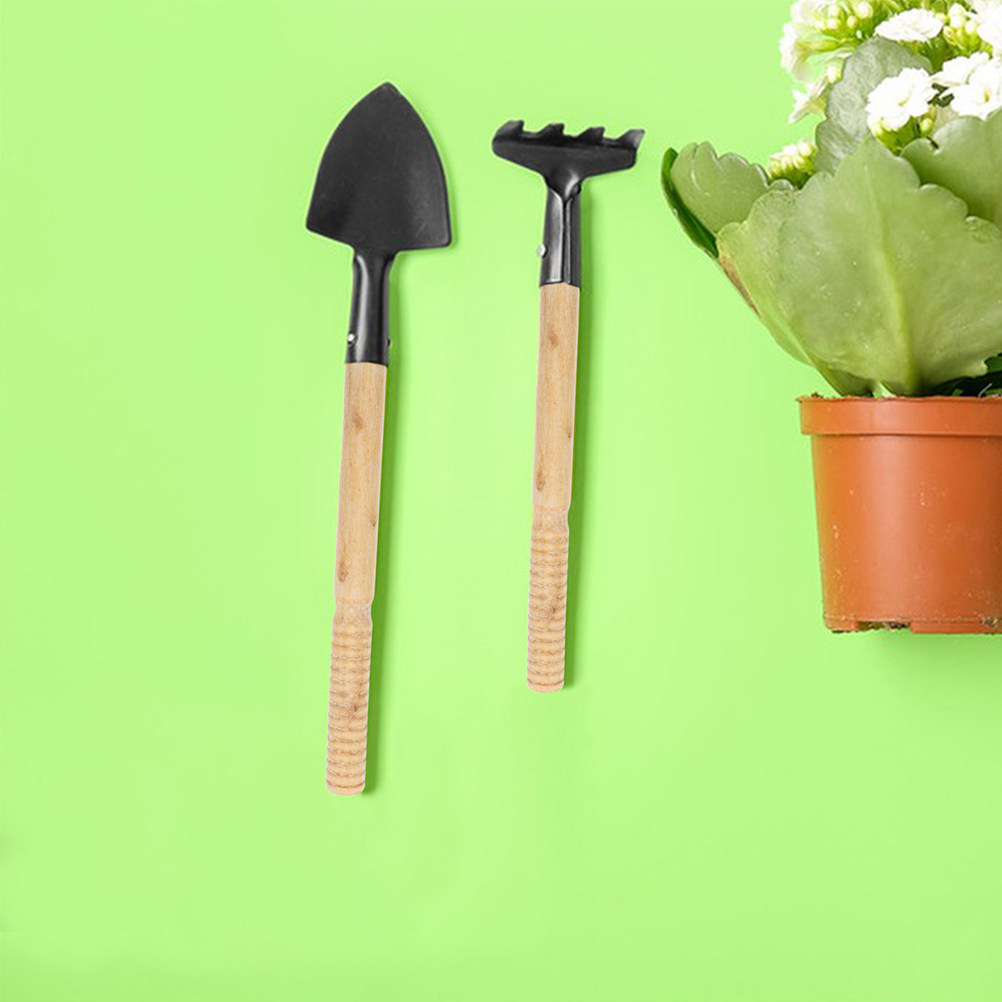 Gardening Tools Wooden - 5-teiliges Gartenwerkzeug-Griffset, Holz-Ersatzgriffe für Hacke, Spaten,