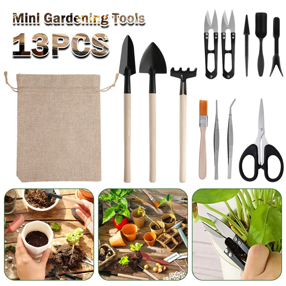 Gardening Tools Kit For Home Garden - 13 Stück Sukkulenten Werkzeugset für Zimmer