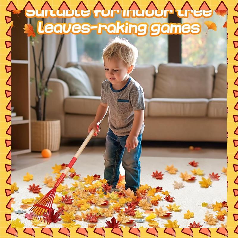 Gardening Tools For 3 Year Old - A008 Kinderrechen mit Hartholzgriff und niedlichem
