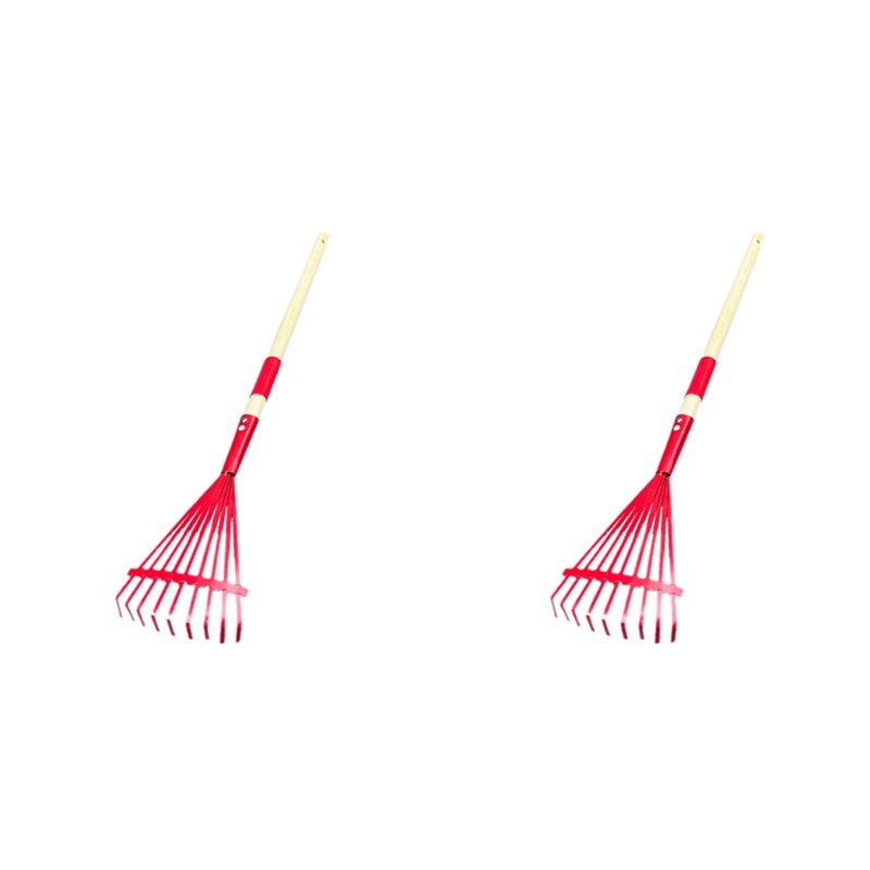 Gardening Tools For 3 Year Old - A84X-2X Kinderrechen mit Holzgriff und niedlichem