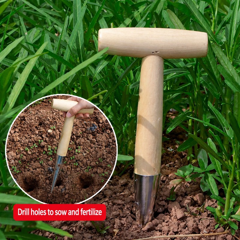 T-förmiger Holzgriff Garten-Pf – Gardening Tools Wooden Bewertung und Preis