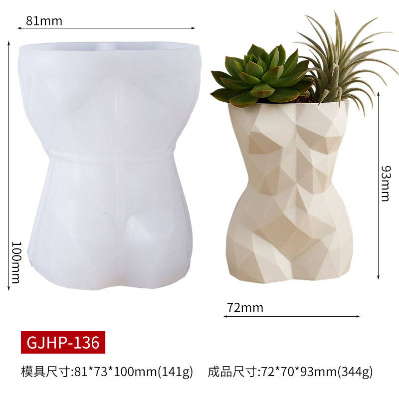 3D geometrische weibliche Körp – Gardening Tools Women Bewertung und Preis
